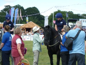 Jessica meeting HRH